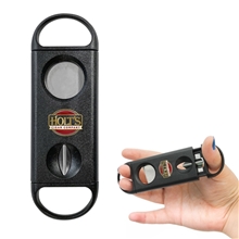 a black dual cut cigar cutter