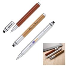 a group of elegant cap - off ballpoint pen with capacitive stylus