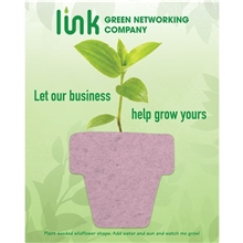 a group of 4 x 5 mailer with seeded paper shape