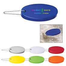 a group of floating foam stress reliever keychain