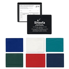 a group of vaccination card holder