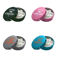 a group of mini tek klick mint poptop tin
