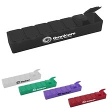 a group of 7 day pill organizer box