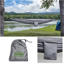 aerial view a gray daydreams pocket hammock, image 1 of 2