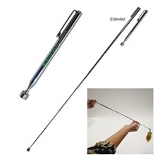 a silver magnetic retriever car tool