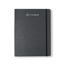 aerial view a black moleskine(r) hard cover ruled xl professional project planner, image 1 of 10