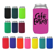 aerial view a group of collapsible neoprene can insulator cooler coolie, image 1 of 5