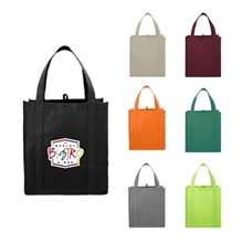 a group of the hercules non - woven grocery tote - 13 x 14.5