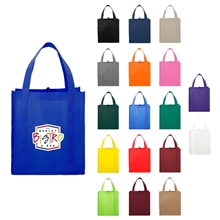 a group of the hercules non - woven grocery tote - 13 x 14.5