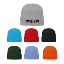 a group of knit cap with cuff