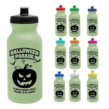 a group of 20 oz glow - in - the - dark sports bottle