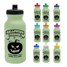 a group of omni glow - in - the - dark bike bottle - 20 oz