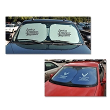 a group of reflective sun shade