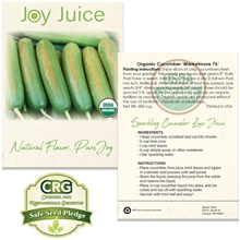 a white standard seed packet