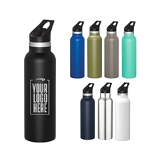 a group of colson 20 oz vacuum insulated water bottle w / straw lid