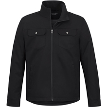 aerial view a black (995) mens hardy eco jacket, image 1 of 4