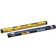 a clear point of purchase lane divider