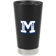 aerial view a black klean kanteen eco insulated tumbler 16 oz, image 1 of 5