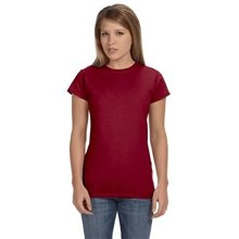 a antique cherry red gildan softstyle(r) womens t - shirt - colors