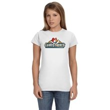a white gildan softstyle(r) womens t - shirt - white