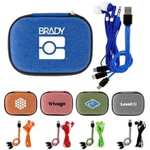 aerial view a group of ridge buds cable tech set, image 1 of 2