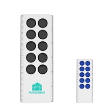a group of 6 push pop it stress reliever ruler