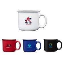 a group of sumatra 15 oz ceramic campfire mug