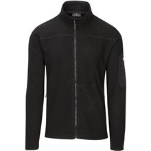aerial view a black mens cambria thermo - fleece jacket, image 1 of 5
