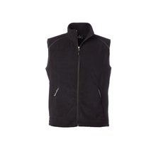 a black mens prairie fleece vest