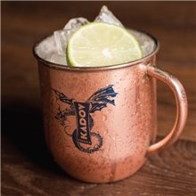 a group of mosconi copper plated moscow mule mug
