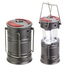 aerial view a gunmetal retro ii cob pop up lantern, image 1 of 5