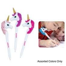 a assorted only - may vary unicorn - shaped pen