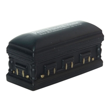 aerial view a gray casket stress reliever, image 1 of 6