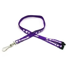aerial view a group of 3/8 silkscreened flat lanyard w / sew on breakaway, image 1 of 2