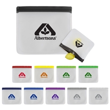 a group of medium reusable zip closure snack bags