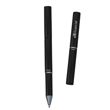 a black moma magnetic cap ballpoint pen black