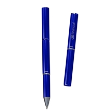a blue moma magnetic cap ballpoint pen black