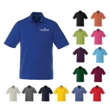 aerial view a group of mens dade short sleeve performance polo, image 1 of 3