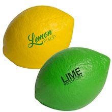 a group of lemon and lime stress reliever