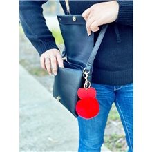 a group of heart super plush keychain