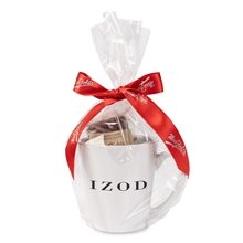 a group of mrs. fields(r) mug and brownie gift set
