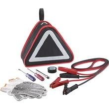 a group of automotive 7- piece roadside emergency kit