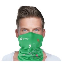 a custom full color tubular bandana