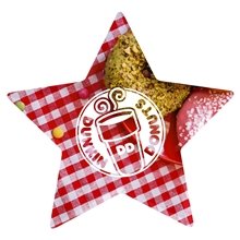 a group of full color acrylic star