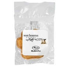 a group of colorful paw print dog cookie