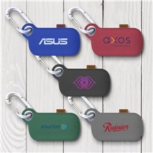 aerial view a group of pebble 5000 ul portable charger, image 1 of 2