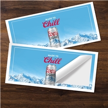 a group of 5 x 2 rectangle sticker