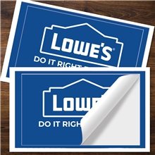 aerial view a group of full color sticker - rectangle - 3 x 5, image 1 of 2