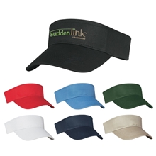 a group of 100 cotton twill visor