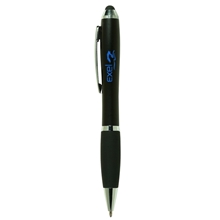 aerial view a black ergo twist pen stylus, image 1 of 3